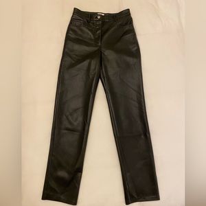 Aritzia Wilfred Melina Leather Pant